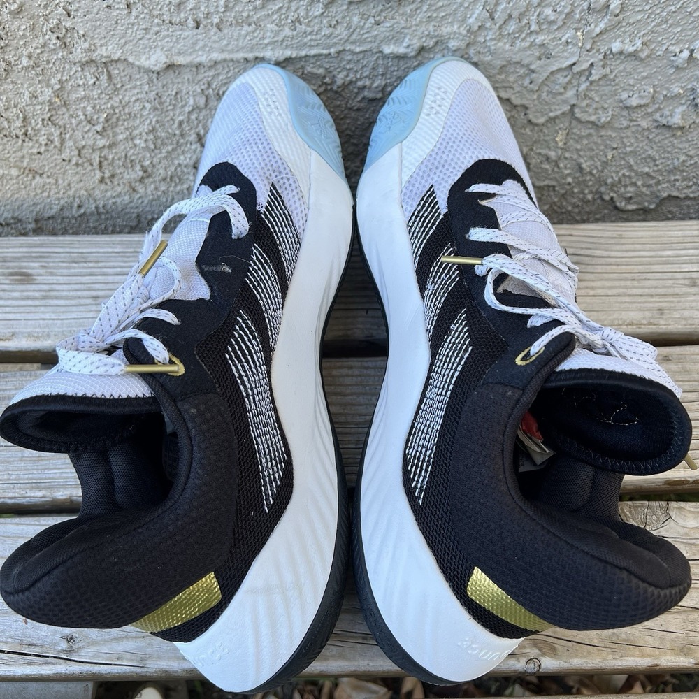 Adidas Shoes Men Size 13.5 DON Issue 1 White Donovan Mitchell DON Basketball - Picture 5 of 12